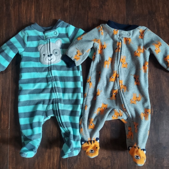 Boy's NB Fleece PJs - Picture 1 of 1